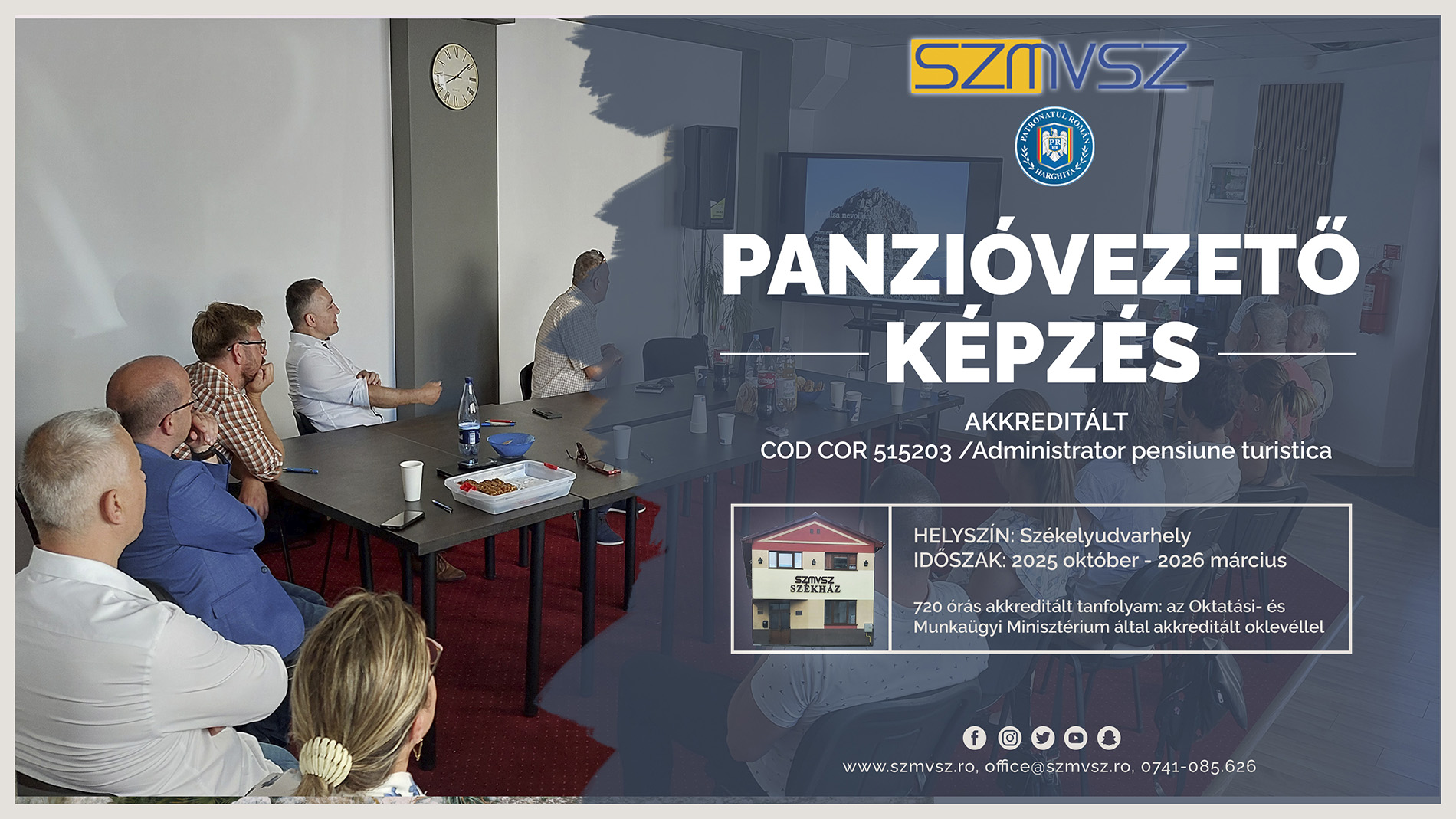 képzés, panzióvezetés